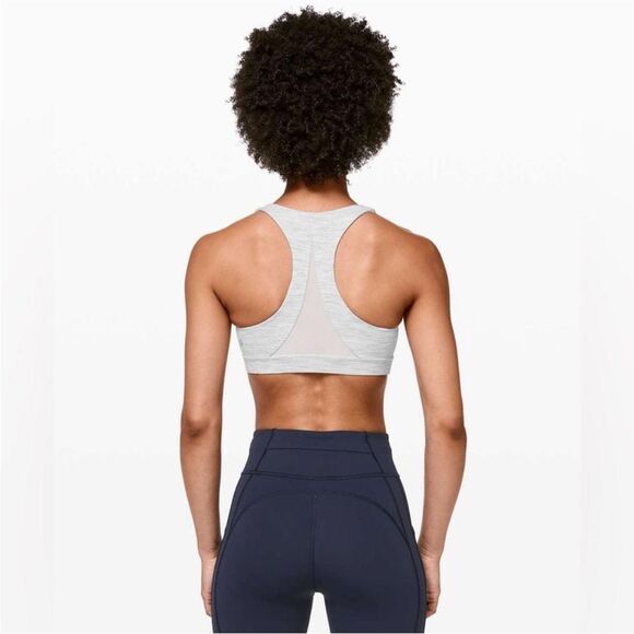Lululemon Invigorate Bra Long Line In Wee Are From Space Nimbus Battleship 8 - Picture 4 of 10